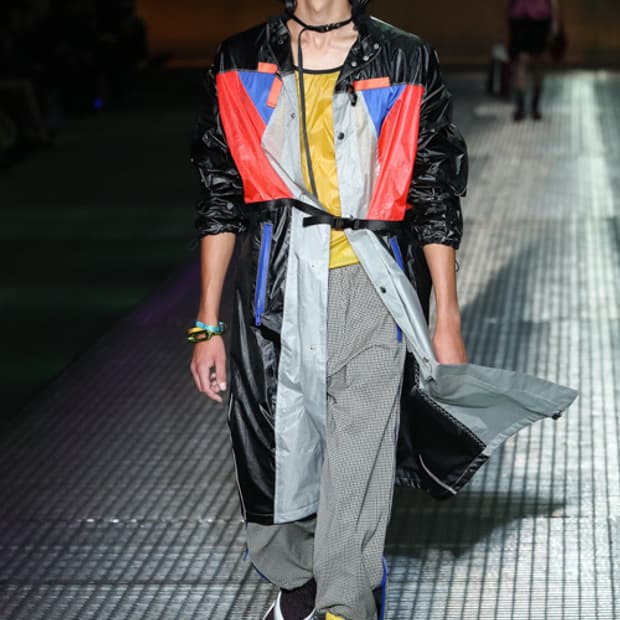 17ss gingham plaid pants