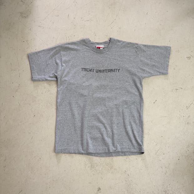 90s CANADA Trent Sport 빈티지 싱글스티치 반팔티 L