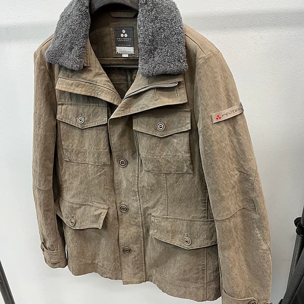 110) 페트레이 시어링 몰스킨 자켓