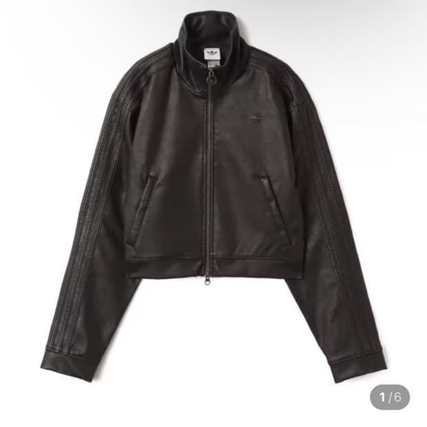 아디다스 파이어버드 PLEATHER 자켓
