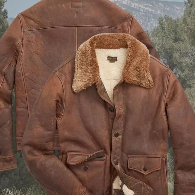 Rrl 더블알엘 무스탕 자켓 m사이즈