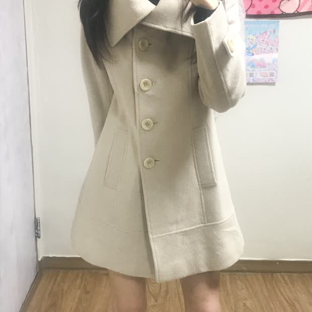 빈티지 이시하라사토미 코트 히메갸루 로걀 라떼 공겜여주 코이세이오 모리걸