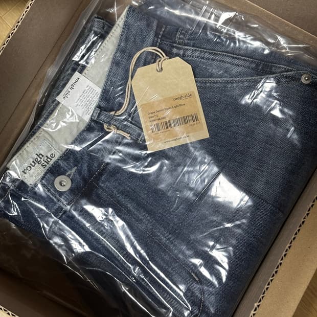 러프사이드 24SD Drape Denim Light Blue