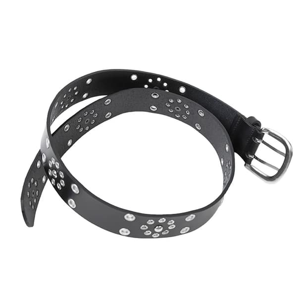 세릭 벨트 FLOWER EYELET BELT / BLACK
