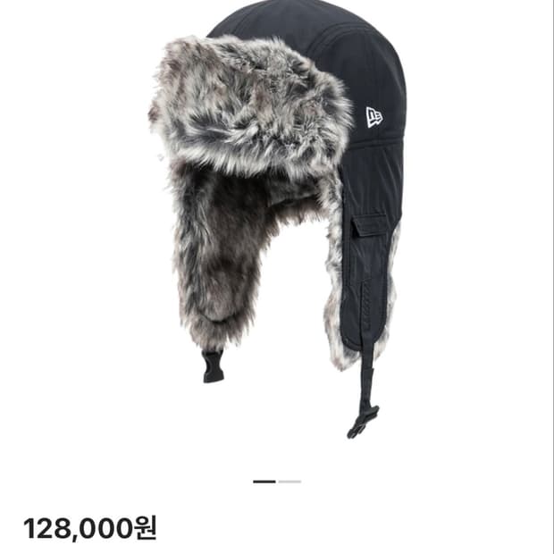 뉴에라 털모자 아웃도어 퍼 트래퍼 블랙