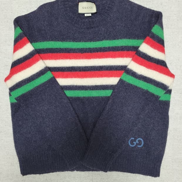 (구매내역o새상품급) 구찌 스트라이프 니트 팝니다