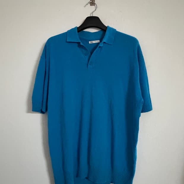 ZARA 자라 반팔 니트 여름용 L