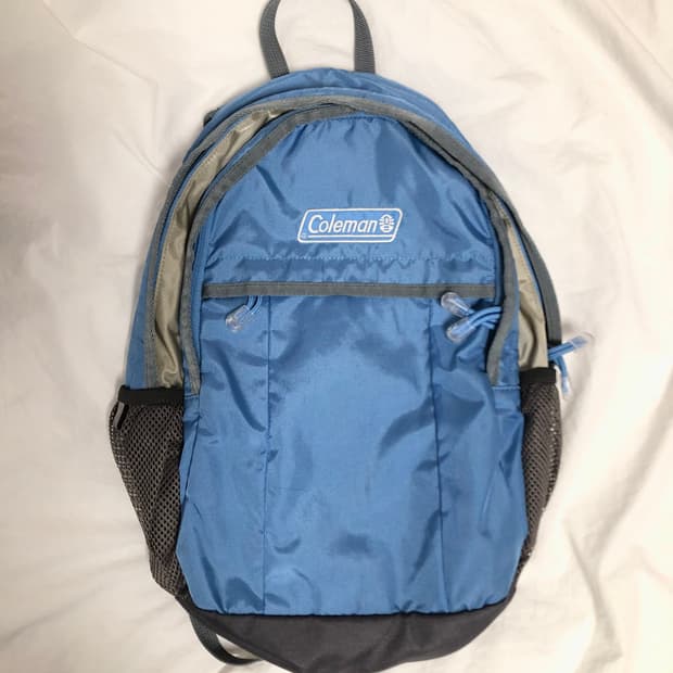 콜맨 스카이 블루 백팩 배낭 가방