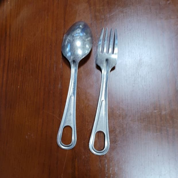 미 수저 포크 세트