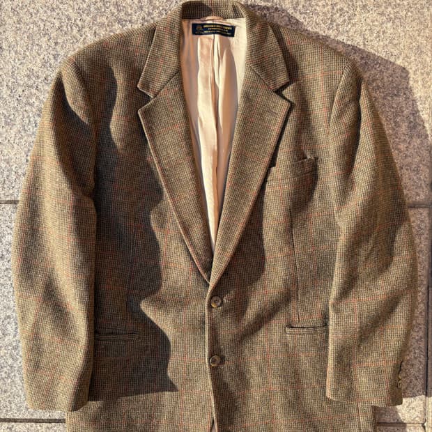 브룩스브라더스 트위드 블레이저 자켓