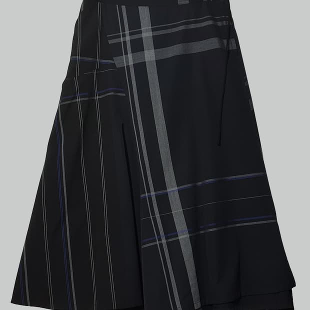 요지 야마모토 와이드 스커트 팬츠