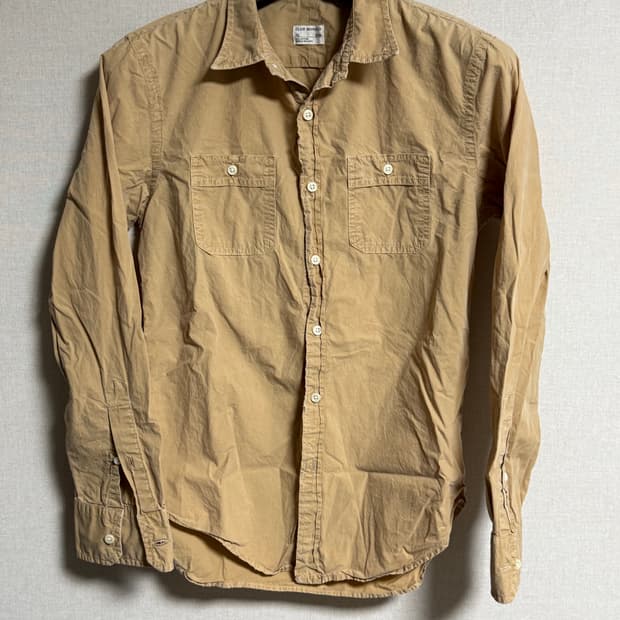 [XS] 클럽모나코 투포켓 코튼 슬림핏 셔츠