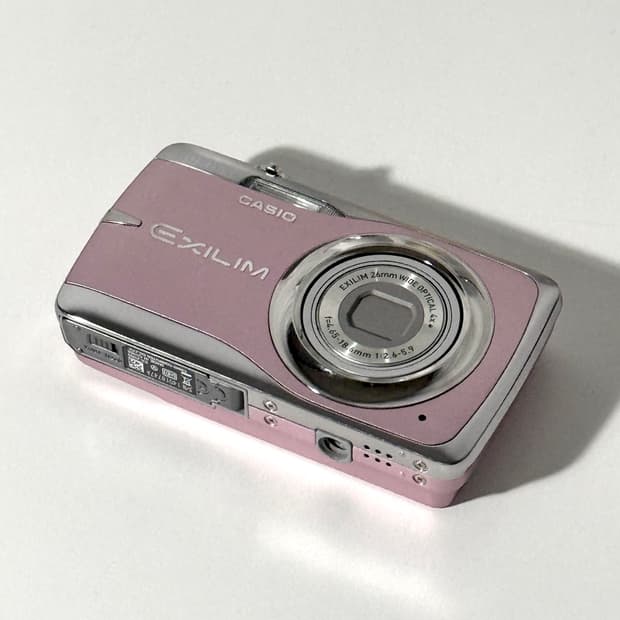 카시오 엑슬림 z550 핑크 작례o