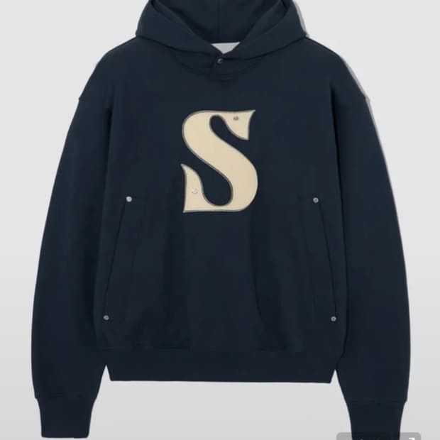 세터 아플리케 후드 XL 