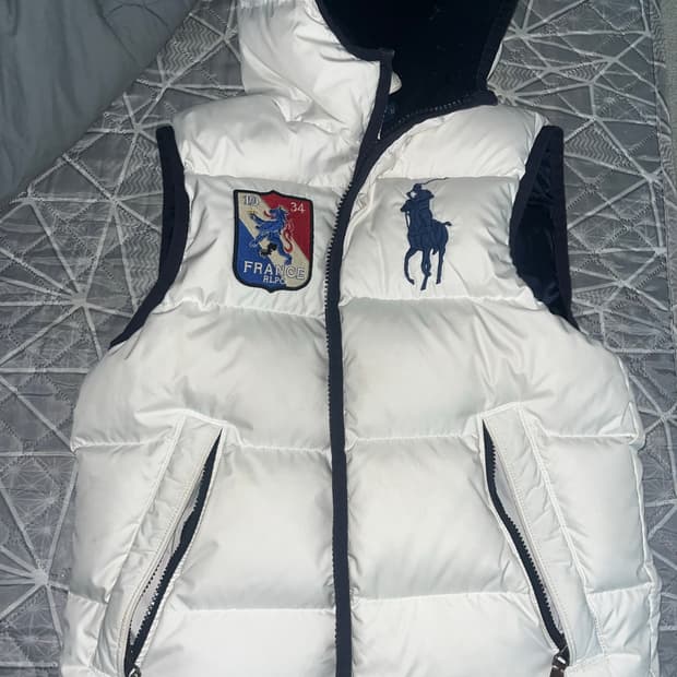 폴로 빅포니 조끼 패딩