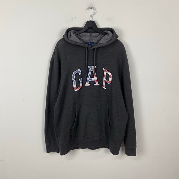 갭 GAP 성조기 후드티 L <461>