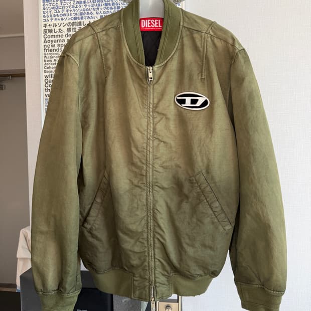디젤 봄버 블루종 ma-1 카키 50사이즈