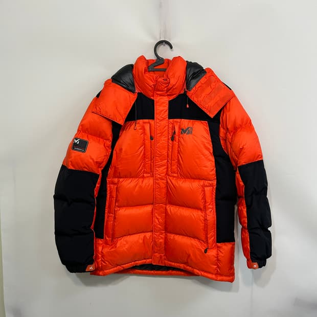 밀레 남성 구스다운 패딩 110 빵빵함