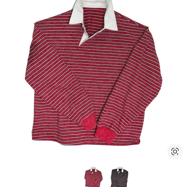 (2)논노드 바이어스 폴로 레드 스트라이프 2사이즈