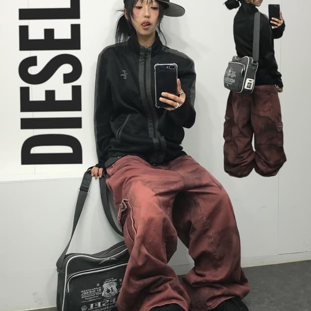 Diesel Biker Logo Jersey Set ! ( 상의+하의 )