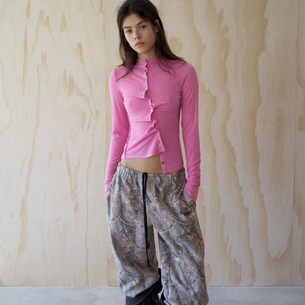 Seo 에스이오  리얼트리 브러쉬드 로고 빅 스웻팬츠 바지