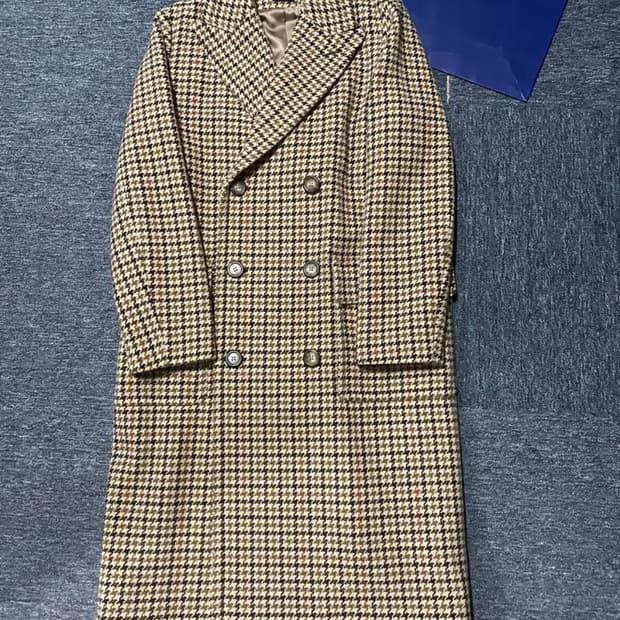 폴로 랄프로렌 하운드투스 체크 코트