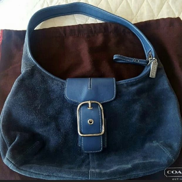 코치 스웨이드 호보백 / 코치숄더백 / 코치가방