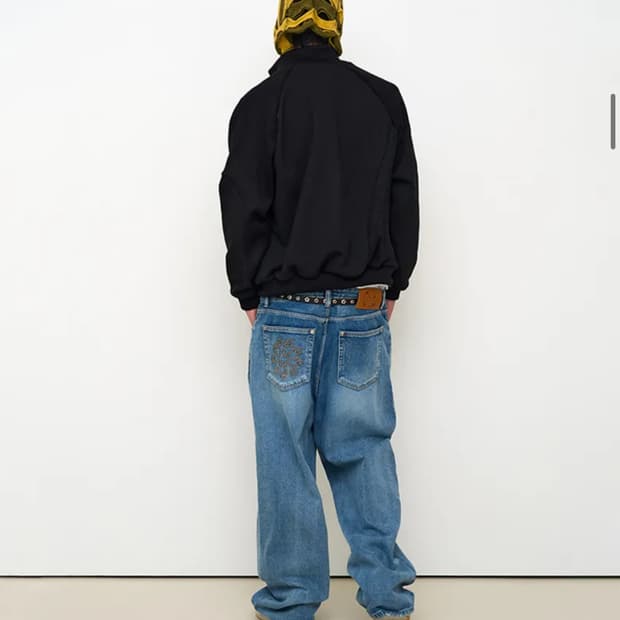 9999Archive Linking Wide Denim Pants