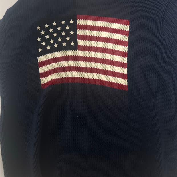 브랜디멜빌 성조기 니트