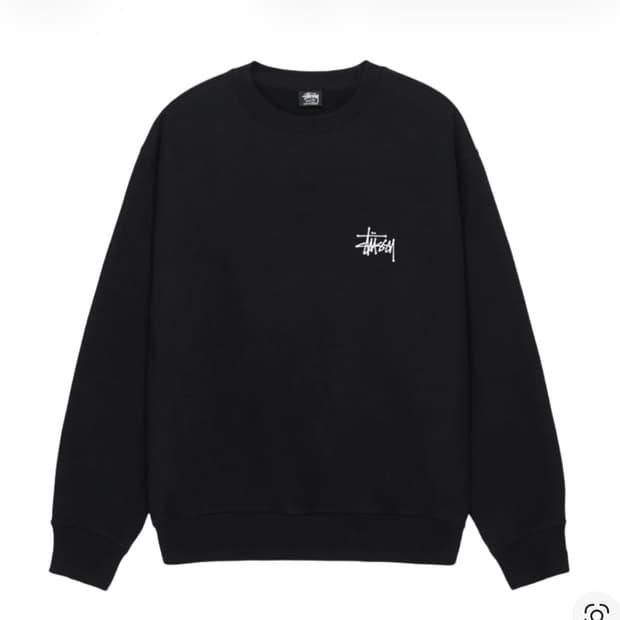 스투시 기모 맨투맨