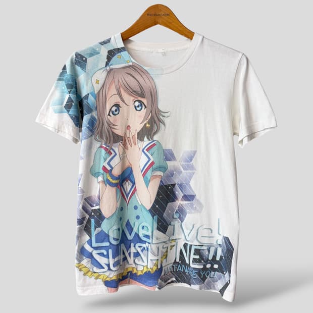 (S)LOVE LIVE 러브라이브 와타나베 요우 반팔티셔츠