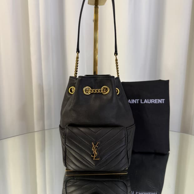 생로랑 조 미니 체인 버킷백