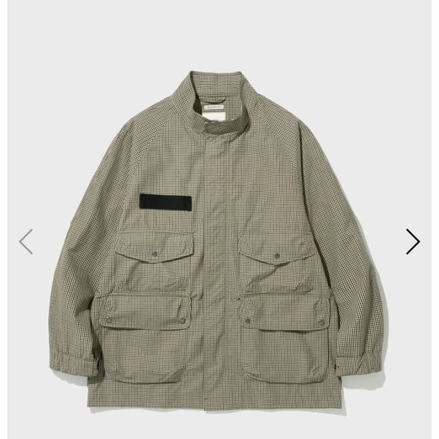 shirter 셔터 깅엄 체크 헌팅 자켓