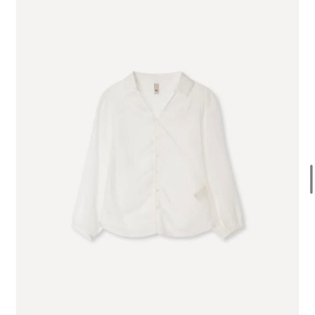 호와스 ADD SHEER BLOUSE (IVORY)