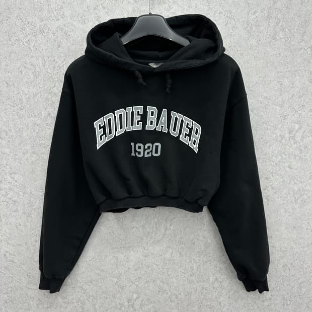 FREE 에디바우어 여자 크롭 커스텀 후드티