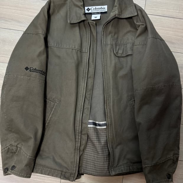컬럼비아 재팬 빈티지 자켓 카키 S