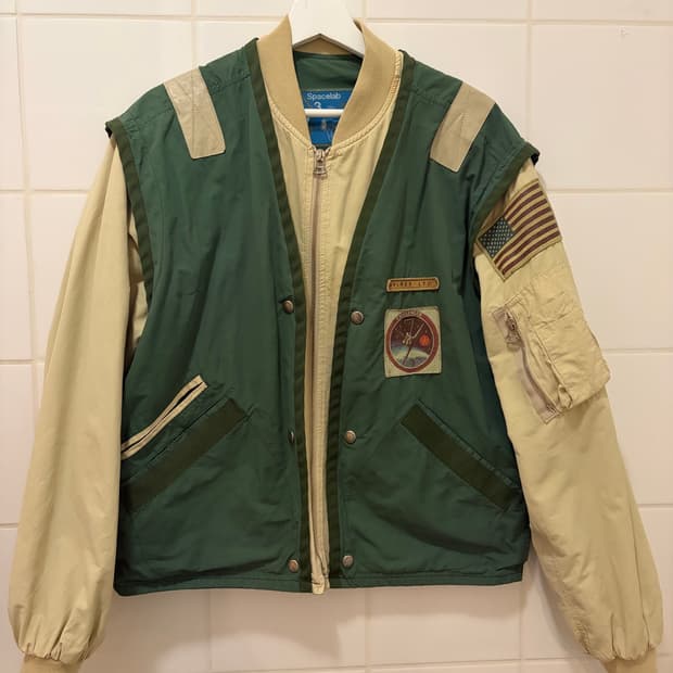 80‘s 아비렉스 Skylab Layered Bomber Jacket