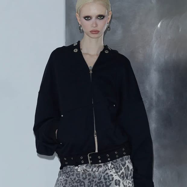 분트voont 아일렛 후드집업