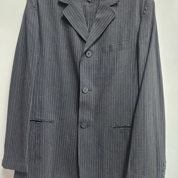 새상품)겟유즈드 스트라이프 간절기 자켓 100