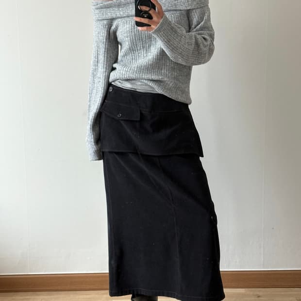 레이어드 스커트