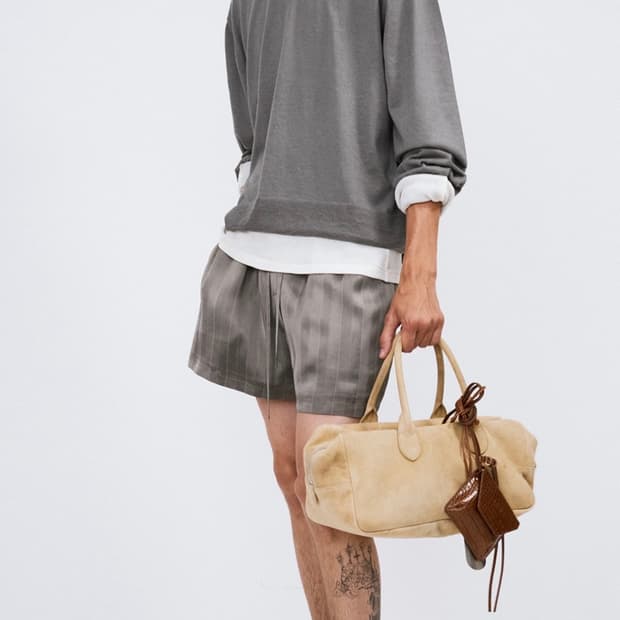 렉토 26SS 실키 라운지 쇼츠 반바지 미드나잇 그레이