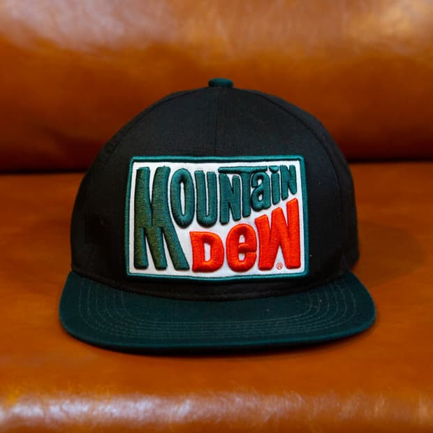 마운틴 듀 6 패널 빈티지 캡