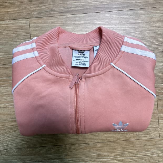 아디다스 살몬핑크 여성 져지 