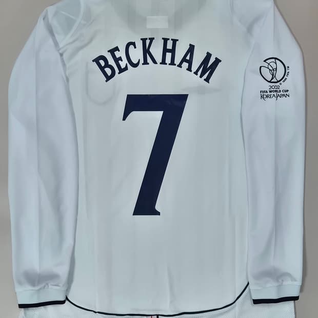 2002 월드컵 잉글랜드 국대 베컴 긴팔유니폼 L