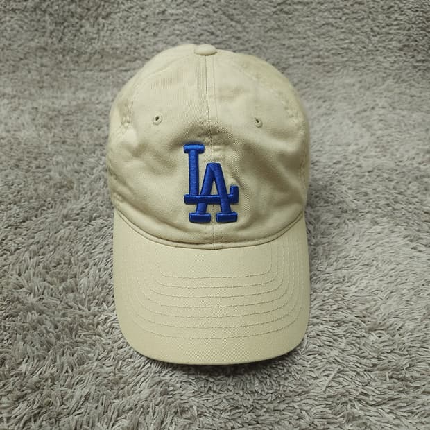 MLB LA 다저스 볼캡 베이지 모자