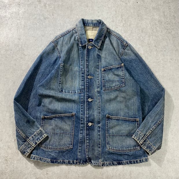 [L] 00s GAP 올드갭 데님 커버올 워크자켓