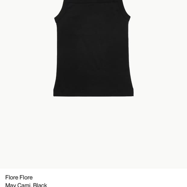 Flore flore may cami 슬리브리스