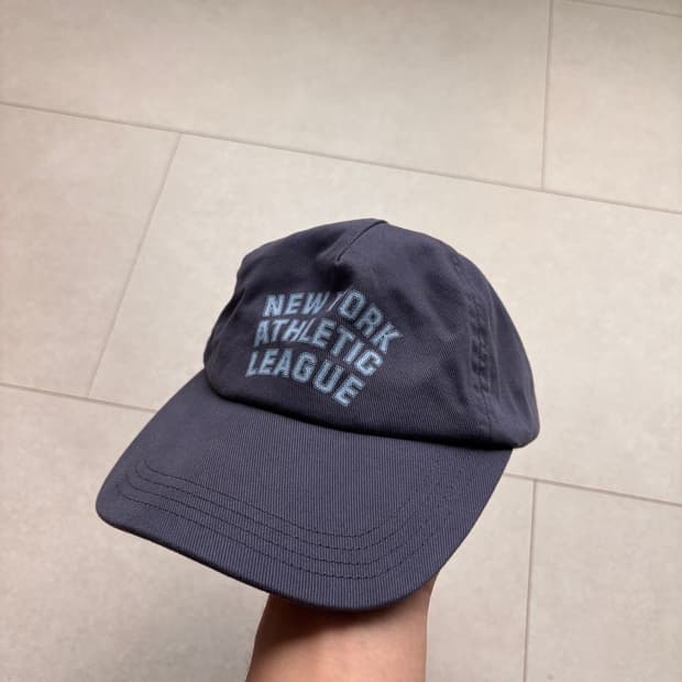 ZARA Faded Navy NY Athletic Cap