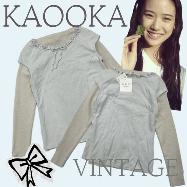 🩵하구미의 레이어드 코디세트🩵 리본 러블리 히메갸루 일본빈티지