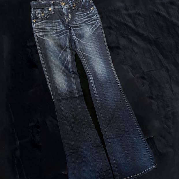 일본빈티지 썸씽 부츠컷 데님